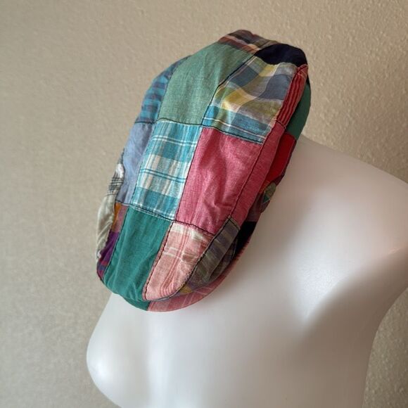 BRONER Vintage Union Made Madras Flat Cap Newsboy Cabbie Hat - Picture 8 of 8